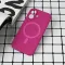 Futrola - maska Magsafe Pure color za iPhone 16 6.1 tamno pink.
