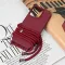Futrola - maska Crossbody za iPhone 16 Pro 6.3 bordo.