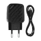 Kucni punjac Moxom MX-HC94 2.4A lightning crni (MS).