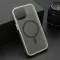 Futrola - maska CRYSTAL MagSafe za iPhone 15 (6.1) crna (MS).