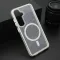 Futrola - maska CRYSTAL MagSafe za Samsung S921 Galaxy S24 5G bela (MS).