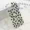 Futrola - maska LEOPARD MagSafe za iPhone 15 (6.1) crna (MS).