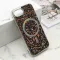 Futrole GLAM GLOW MagSafe za iPhone 16E (6.1) crna (MS).