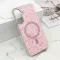Futrole GLAM GLOW MagSafe za Samsung A366 Galaxy A36 5G roze (MS).