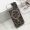 Futrole GLAM GLOW MagSafe za iPhone 13 (6.1) crna (MS).