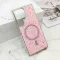 Futrole GLAM GLOW MagSafe za Samsung S928 Galaxy S24 Ultra 5G roze (MS).