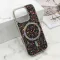 Futrole GLAM GLOW MagSafe za iPhone 16 Pro (6.3) crna (MS).