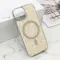 Futrole GLAM GLOW MagSafe za iPhone 15 (6.1) siva (MS).