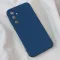 Futrola - maska Teracell Soft Velvet za Samsung A356 Galaxy A35 5G 5G tamno plava.