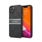 Futrola - maska Guess Stripe za iPhone 13 6.1 siva (GUHCP13M4GDGR).