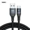 USB Data kabl Remax Colorful RC-152a Type C crni 1m.