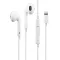 Slusalice EL01 za iPhone lightning bele.