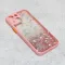 Futrola - maska Frame Glitter za iPhone 13 Mini 5.4 roze.