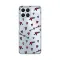 Silikonska futrola - maska print Skin za Huawei Honor X8 Heart Pattern.