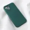Futrola - maska Teracell Soft Velvet za iPhone 13 6.1 tamno zelena.