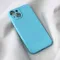 Futrola - maska Teracell Soft Velvet za iPhone 14 6.1 mint.