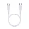 USB Data kabl Remax Ledy PD 65W Fast Charging RC-C022 C-C beli 0.3m.