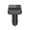FM transmiter C6 USB Bluetooth 5.0 12-24V Slušalice handsfree crni.