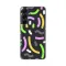 Silikonska futrola - maska print za Samsung A556 Galaxy A55 5G Happy Lines gray.