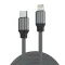 USB Data kabl LDNIO LC442I 30w, Type C na iPhone Lightning sivi 2m.