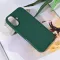 Futrola - maska Teracell Soft Velvet za iPhone 16 6.1 tamno zelena.