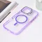 Futrola - maska Magsafe Transparent za iPhone 16 Pro Max 6.9 ljubicasta.