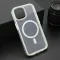 Futrola - maska CRYSTAL MagSafe za iPhone 15 (6.1) bela (MS).