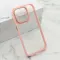 Futrola - maska ELEGANT EDGE za iPhone 15 Pro (6.1) roze (MS).