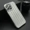 Futrola - maska SHINING LINE za iPhone 14 Pro Max (6.7) srebrna (MS).
