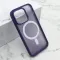 Futrola - maska SILKY MAGSAFE II za iPhone 15 Pro (6.1) ljubicasta (MS).