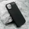 Silikonska futrola - maska BRUSHED za iPhone 15 Plus (6.7) crna (MS).