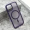 Futrola - maska SILKY MAGSAFE mat za iPhone 12/12 Pro (6.1) ljubicasta (MS).