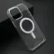 Futrola - maska STANDARD MagSafe za iPhone 14 Pro Max (6.7) providna (bela) (MS).