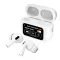 Bluetooth slusalice DS86 ANC/ENC TWS sa LED ekranom bele (MS).