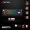 Tastatura Mehanicka Gaming Fantech MK920 RGB Maxfit 6 Wireless black (Brown switch).