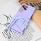 Futrola - maska Crossbody za Samsung S938 Galaxy S25 Ultra ljubicasta.