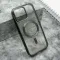 Futrola - maska CLEAR ELEGANT MAGSAFE za iPhone 15 Pro Max (6.7) crna (MS).