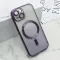 Futrola - maska GLITTER MAGSAFE za iPhone 15 (6.1) ljubicasta (MS).