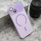 Futrola - maska PASTELPOP MagSafe za iPhone 13 (6.1) ljubicasta (MS).