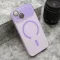 Futrola - maska PASTELPOP MagSafe za iPhone 14 (6.1) ljubicasta (MS).