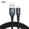 USB Data kabl Remax Colorful RC-152i za iPhone lightning crni 1m.