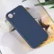 Futrola - maska Teracell Soft Velvet za iPhone 16e 6.1 tamno plava.