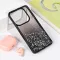 Futrola - maska Frame Glitter za Xiaomi Redmi Note 14 5G crna.