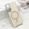 Futrola - maska GLAM GLOW MagSafe za Samsung S937 Galaxy S25 Edge 5G srebrna (MS).