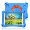 Wintouch tablet za decu K81 PRO 8 inca beli / Futrola - maska plava (MS).
