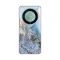 Silikonska futrola - maska print za Huawei Honor Magic 5 Lite Blue Gold Marble.