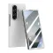Futrola - maska Elegant Fold za Samsung F966B Galaxy Z Fold 7 bela.