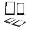 Drzac SIM kartice za Samsung A300F/A500F/A700F/Galaxy A3/A5/A7 (sim 1+sim 2) crni.
