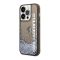 Futrola - maska Karl Lagerfeld Liquid Glitter Elong za iPhone 14 Pro crna Full Original (KLHCP14LLCKVK) (MS).