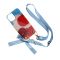 Futrola - maska Fashion Strap Glitter za iPhone 12 Mini 5.4 plava.